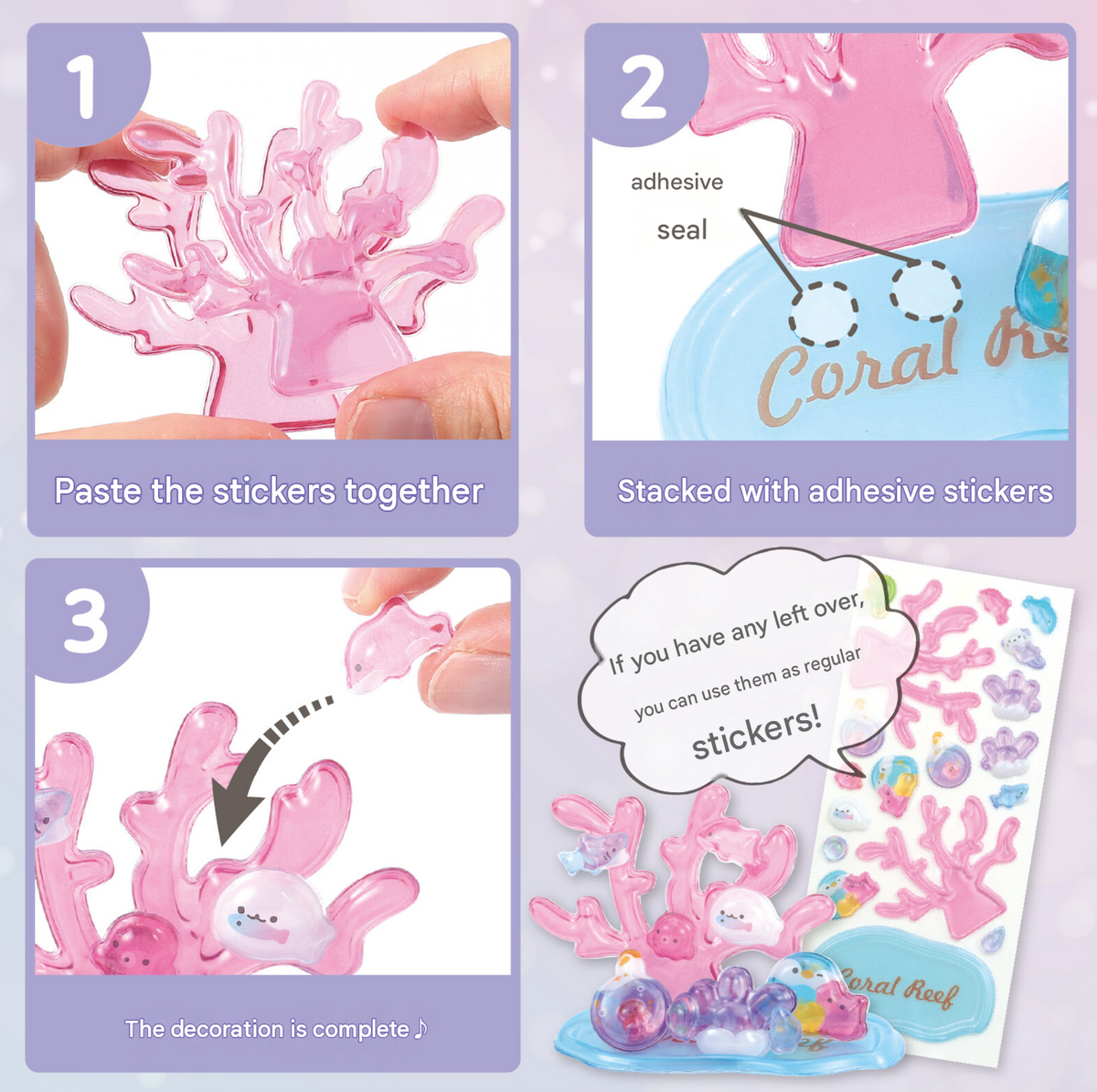 POP Seal/Stickers- Coral Reef