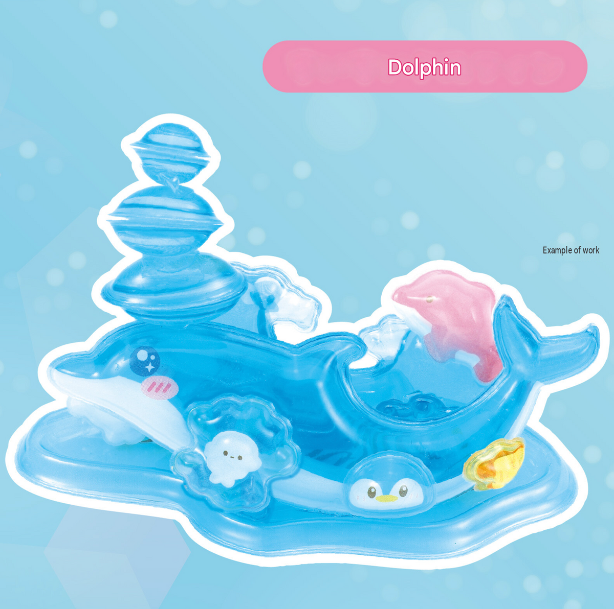 POP Seal/Stickers- Blue Dolphin