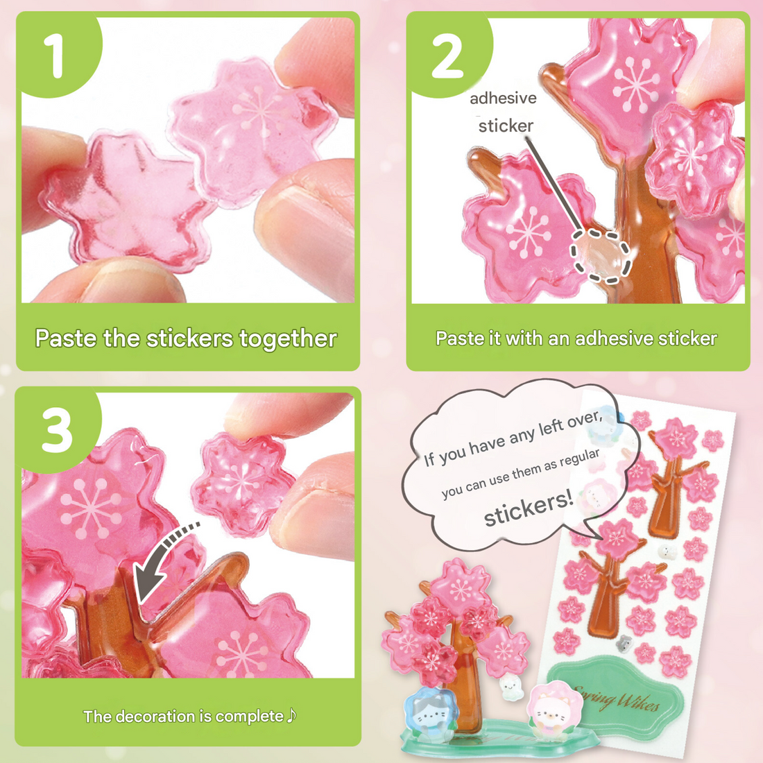 POP Seal/Stickers- Cherry Blossom