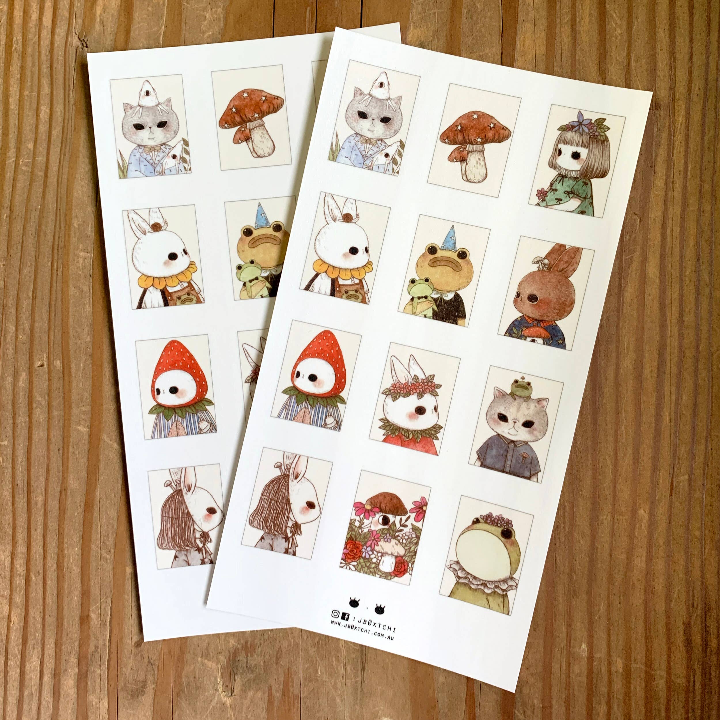 Stamp Friends Sticker Sheet
